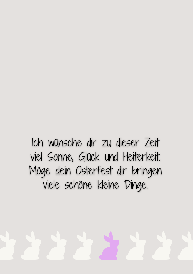 Bild mit einem Osterreim und Hasen