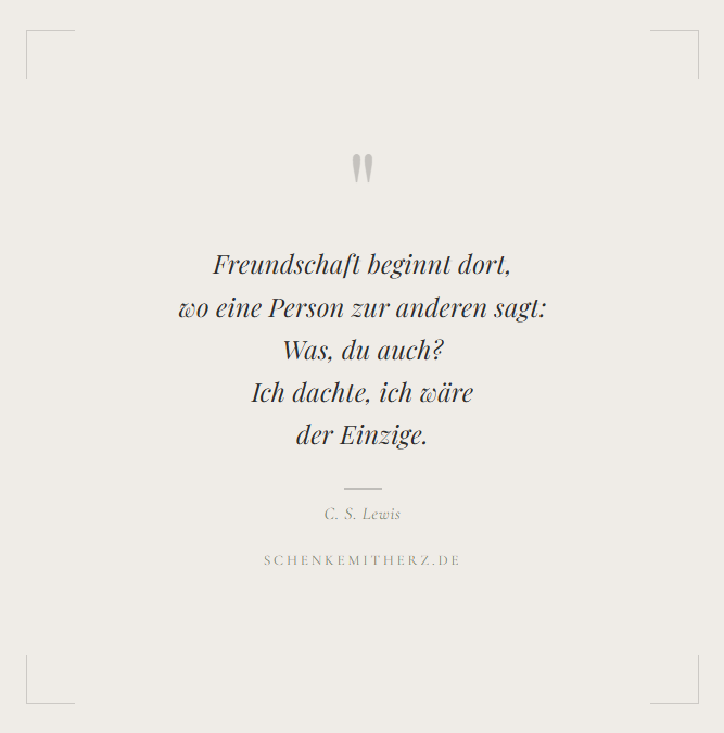 Schlichte Zitatkarte mit Spruch. Schwarz auf Beige