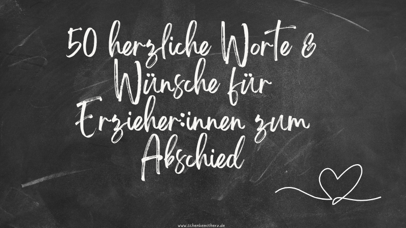 Sprüche für Erzieher - mit Kreide auf Tafel geschriebener Spruch