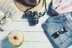 summer, travel, vacation, holiday, nature, trip, journey, leisure, still life, flat lay